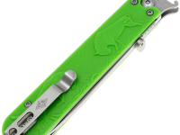 Складной нож Перемен Зубры, сталь 8Cr14MoV, рукоять FRN, зелёный