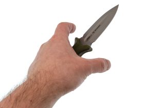 Тактический нож N.C.Custom Grave 2.0, сталь AUS-8, рукоять Elastron olive