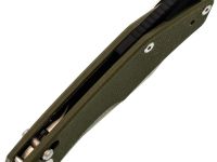 Складной нож SRM Cub, сталь Laminated 140Cr, рукоять G10, зеленый