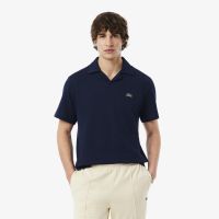 Мужское хлопковое поло Lacoste из смеси льна