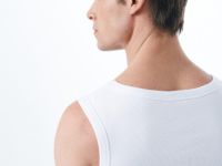 Базовая майка в рубчик, Белый