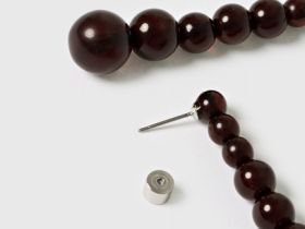 Серьги женские, Коричневый