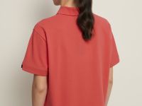 Поло с контрастной отделкой