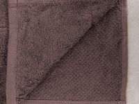 Полотенце махровое Олимп, коричневое