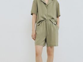 Шорты из модала, Зеленый