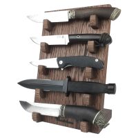 Подставка для коллекции из 5-ти ножей Woodinhome HKS0205OM, дуб, красно-коричневый