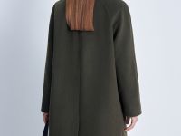 Пальто из шерсти и шелка