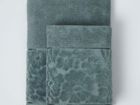 Полотенце махровое Licia, серо-голубое