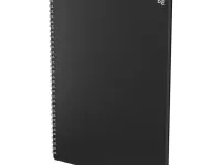 Тетрадь в клетку на гребне BG "Base" А4 48 л, пластиковая обложка, черный