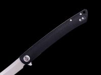 Складной нож Dr.Tech W4224LB, сталь D2, рукоять G10, черный