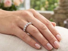 Классическое кольцо из белого золота э4712кц03142100_white