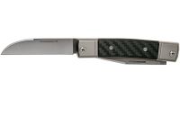 Складной нож LionSteel BestMan Two blades, сталь M390, рукоять Carbon fibre