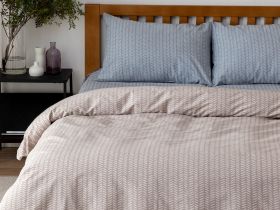 Постельное белье Gustavo, бежевое