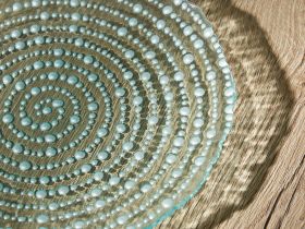 Тарелка Alta marea, бирюза