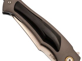 Складной нож Steelclaw Алыча, сталь ламинат SKD-11, рукоять алюминий/рог