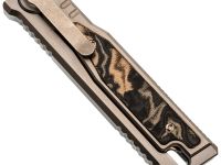 Складной нож Reate EXO-M, сталь Elmax, рукоять черно-зеленая микарта