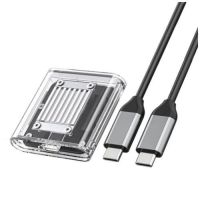 Внешний корпус Orico для SSD M.2 NVMe 2230 10Gbps Type-C (прозрачный) (TC20-M2)