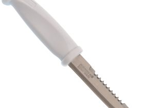 Нож разделочный Rapala RSB4BX, нержавеющая сталь, рукоять пластик, белый