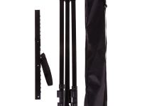 Мольберт алюминиевый переносной с полкой и держателем для кистей Гамма "Студия" 110*106*184 см, с че