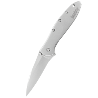 Складной полуавтоматический нож Kershaw Leek 1660, сталь 14C28N, рукоять нержавеющая сталь