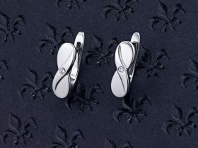 Серьги из серебра с бриллиантами э0601сг02184900