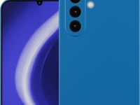 Клип-кейс Krutoff Silicone для Samsung Galaxy A17 Синий