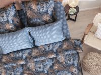 Постельное белье Pavone, синее