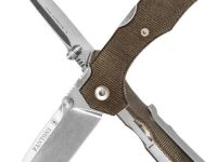 Нож складной Hide Folder, Green Micarta Scales, Crucible CPM® S30V™, Tommaso Rumici Design 7.5 см.