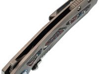 Складной нож Remette Kestrel, сталь S35VN, рукоять алюминий, серый/красный