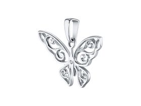 Подвеска из серебра с бриллиантом э0601пд03152400