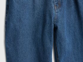 Прямые джинсы, Синий