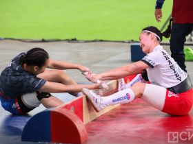 Завершились соревнования по мас-рестлингу и якутской вертушке на Играх Манчаары