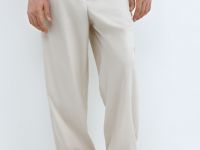 Брюки из микротвила, Белый