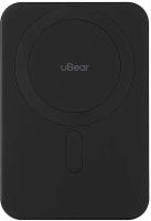 Внешний аккумулятор uBear Slide Magnetic, 10000mAh, Qi2 черный