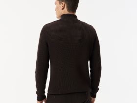 Мужской хлопковый свитер Lacoste на молнии