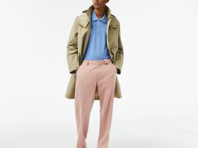 Мужское поло L.12.12 из меланжевой ткани