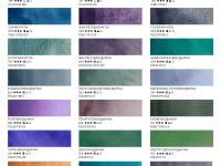 Набор акварели "Белые ночи" 21 цв Грануляция, в металлическом пенале