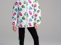 Куртка текстильная с полиуретановым покрытием для девочек