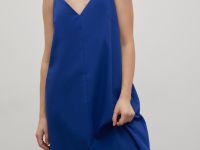 Льняное платье-комбинация