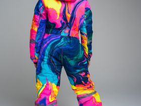 Зимний комбинезон из мембранной ткани для девочки