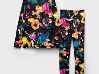 Термокомплект трикот. для девочек: фуфайка (футболка) с длин. рук, брюки для эпизод. использования