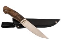 Охотничий нож Барс, сталь M398, рукоять кап клена