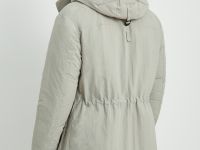 Полупальто утепленное с капюшоном