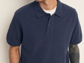 Рубашка-поло из хлопка