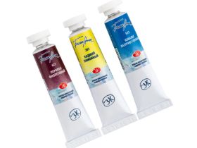 Набор акварели "Белые Ночи" Ботаника 3 тубы x10 мл, пластиковый коррекс