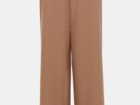 Брюки широкого кроя на резинке