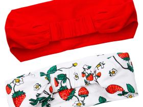 Косынка трикотажная для девочек, 2 шт в комплекте