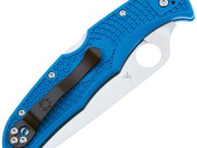 Складной нож Spyderco Endura 4, сталь VG-10, рукоять FRN синий