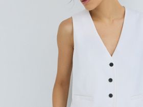 Классический жилет, Белый