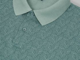 Поло прямого кроя из джерси